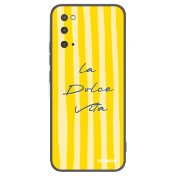 Picasee silikónový čierny obal pre Samsung Galaxy S20 G980F - Ladolcevita