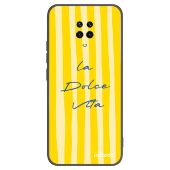 Picasee silikónový čierny obal pre Xiaomi Redmi Note 9 Pro - Ladolcevita