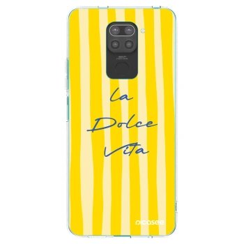 Picasee silikónový čierny obal pre Xiaomi Redmi Note 9 - Ladolcevita