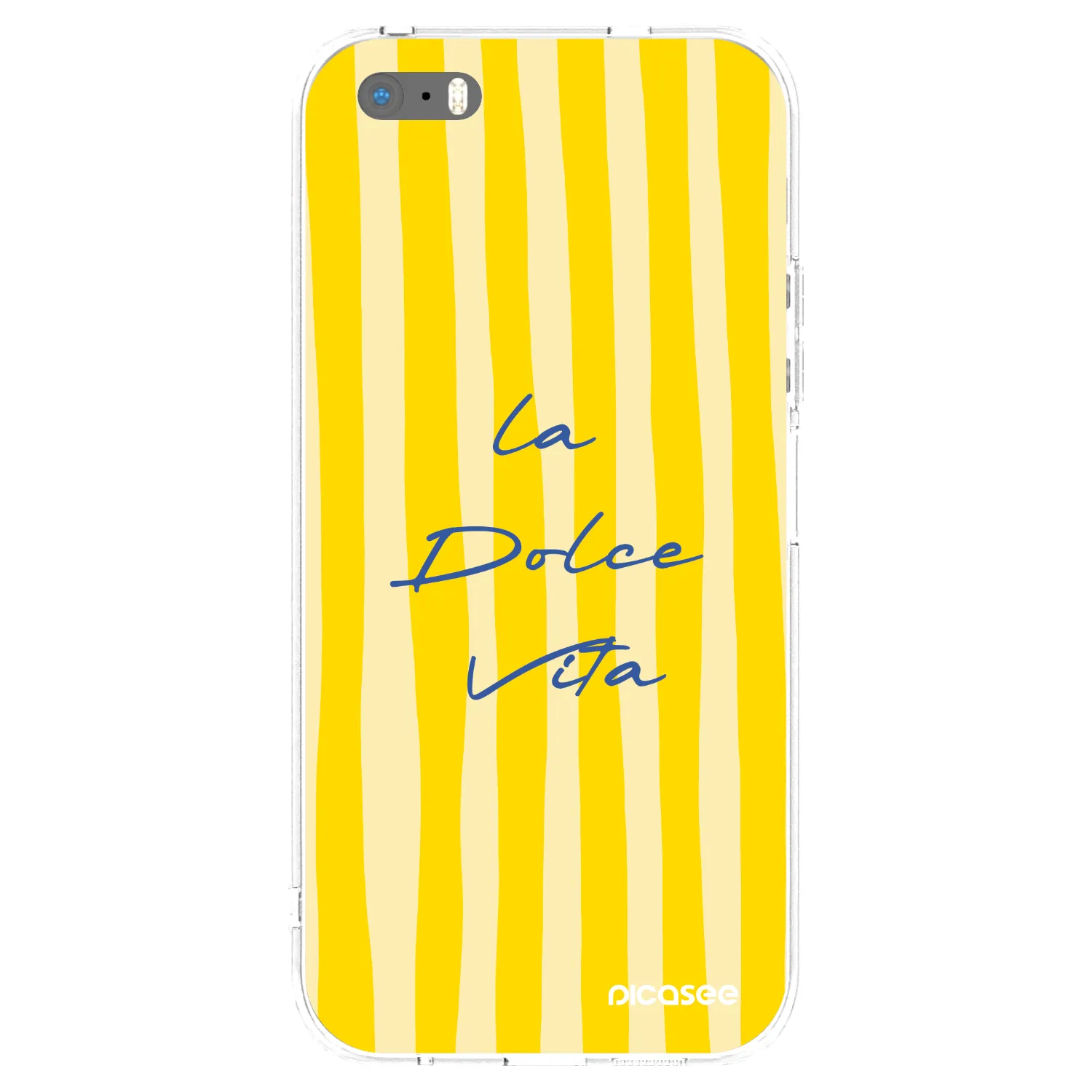 Picasee silikónový prehľadný obal pre Apple iPhone 5/5S/SE - Ladolcevita