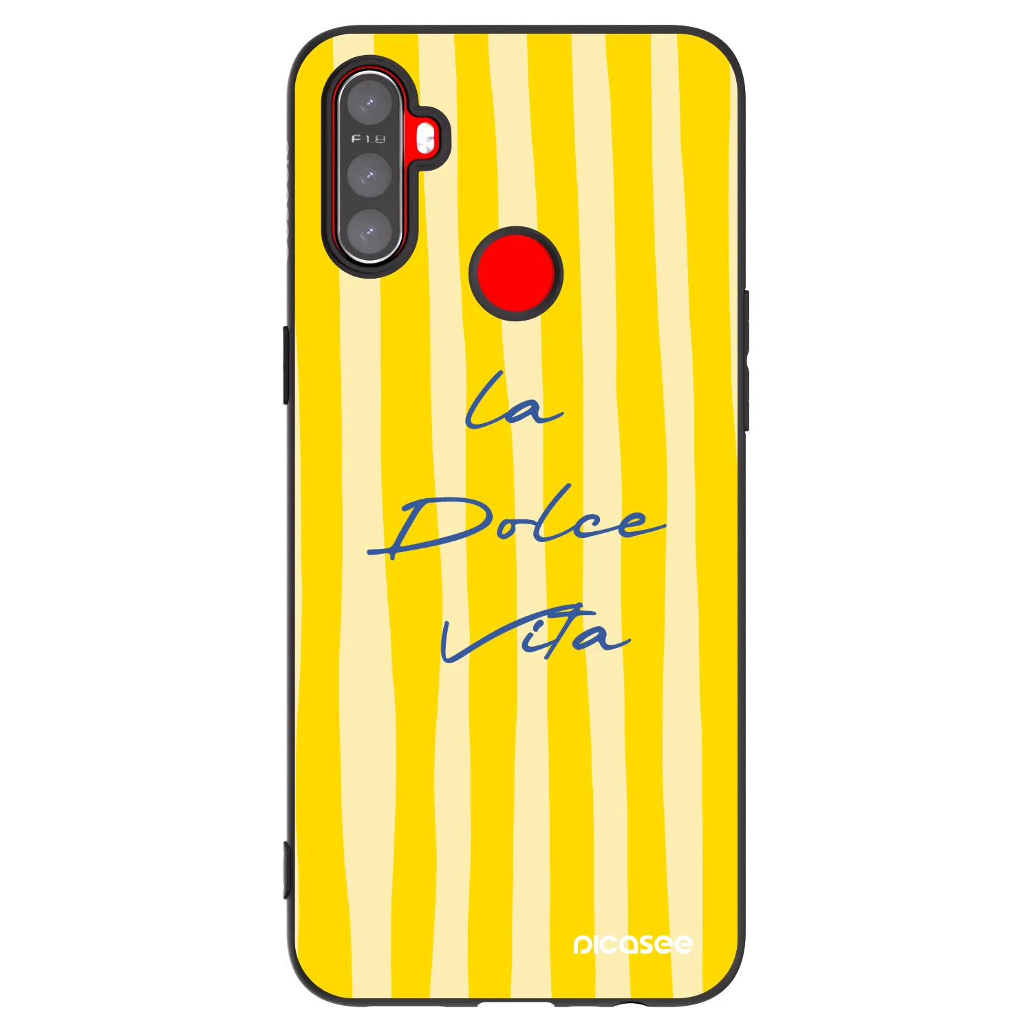 Picasee silikónový čierny obal pre Realme C3 - Ladolcevita