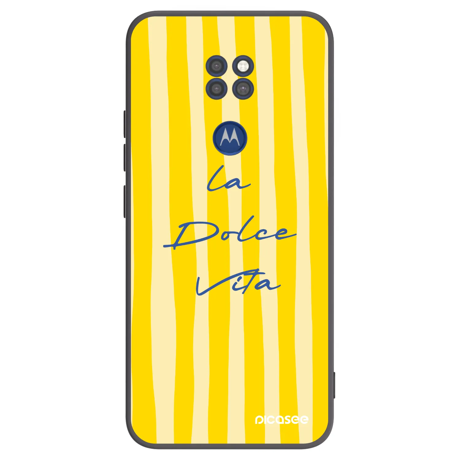 Picasee silikónový čierny obal pre Motorola Moto G9 Play - Ladolcevita