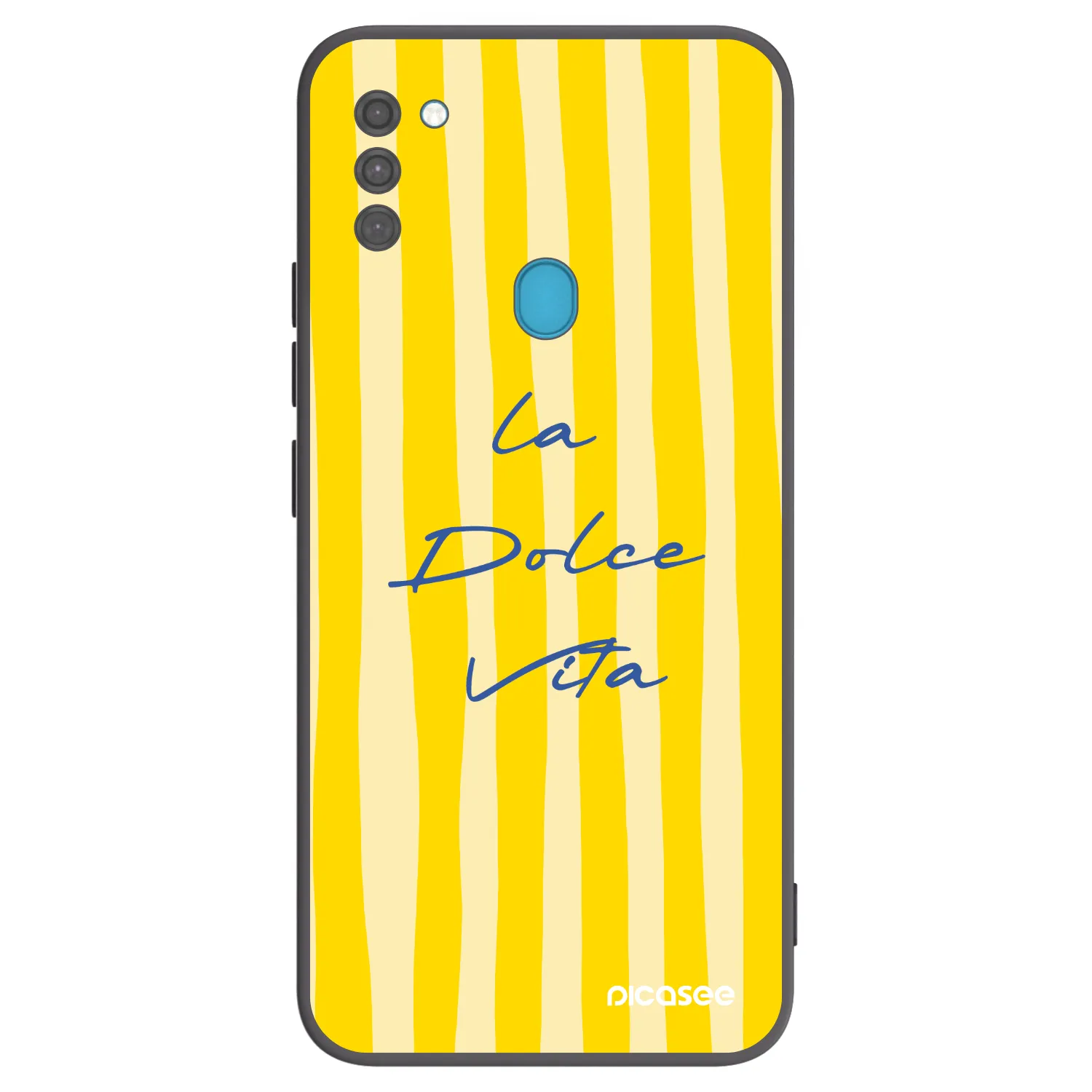 Picasee silikónový čierny obal pre Samsung Galaxy M11 - Ladolcevita