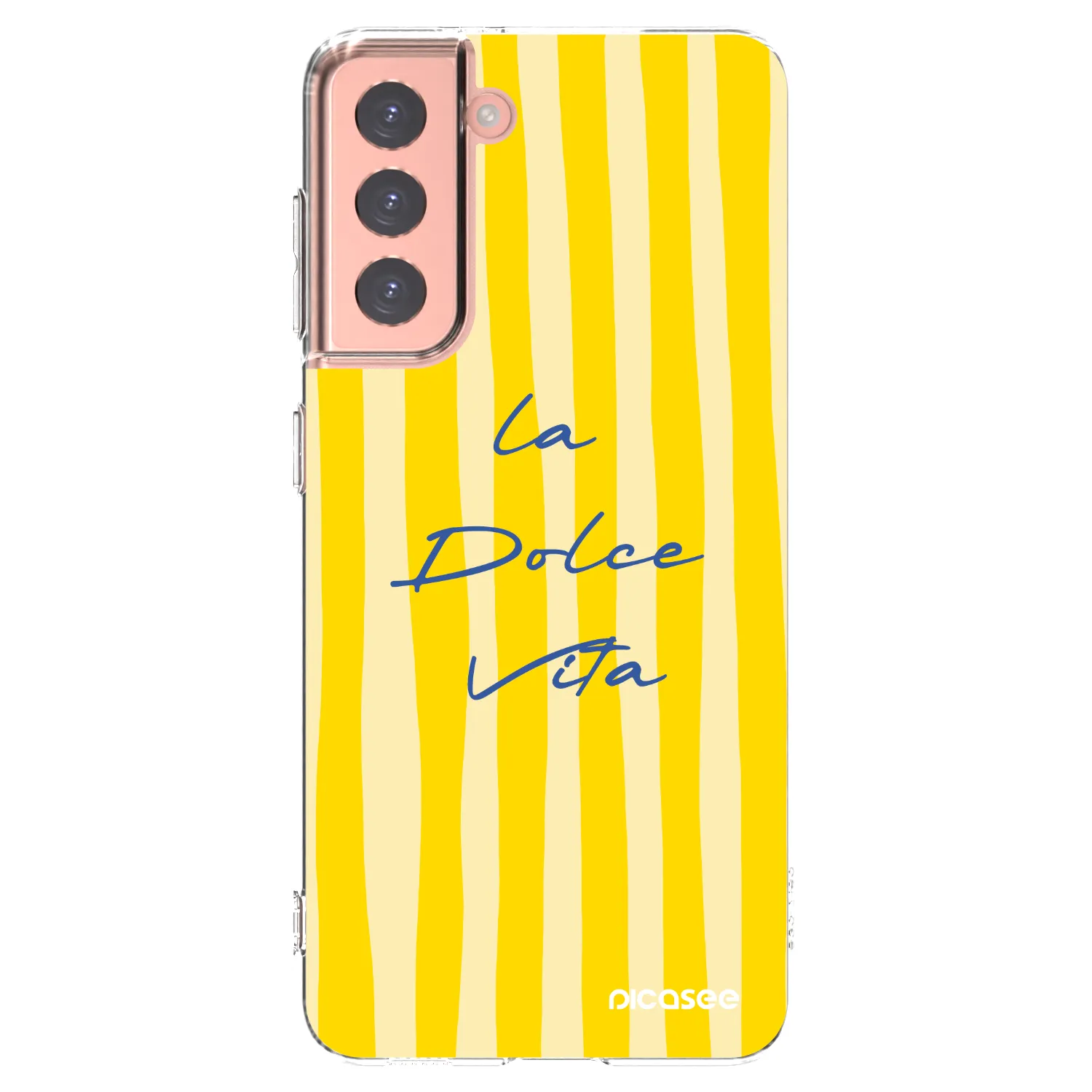 Picasee silikónový prehľadný obal pre Samsung Galaxy S21 5G G991B - Ladolcevita