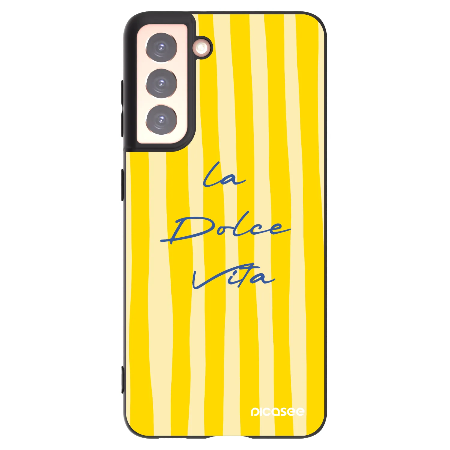 Picasee silikónový čierny obal pre Samsung Galaxy S21 5G G991B - Ladolcevita