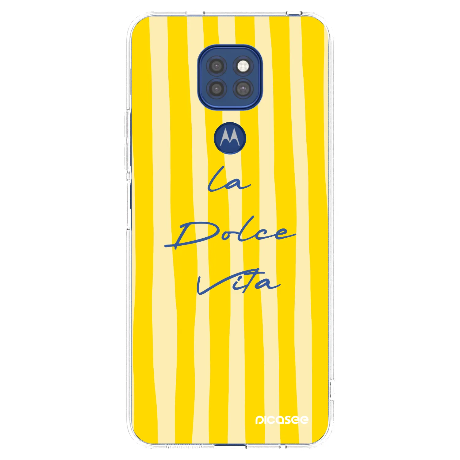 Picasee silikónový prehľadný obal pre Motorola Moto G9 Play - Ladolcevita