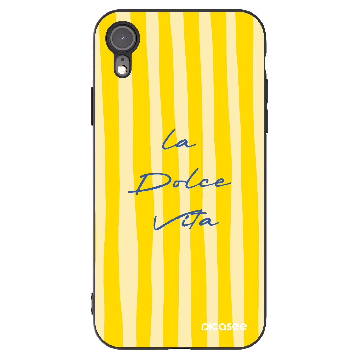 Picasee silikónový čierny obal pre Apple iPhone XR - Ladolcevita