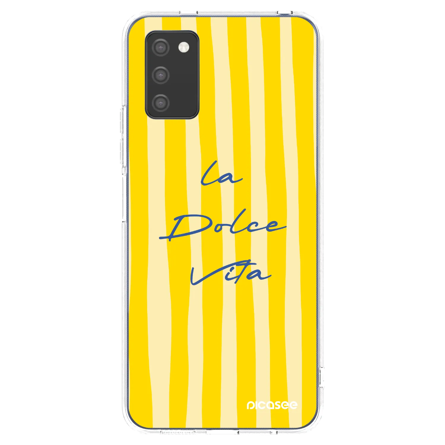 Picasee silikónový prehľadný obal pre Samsung Galaxy A02s A025G - Ladolcevita