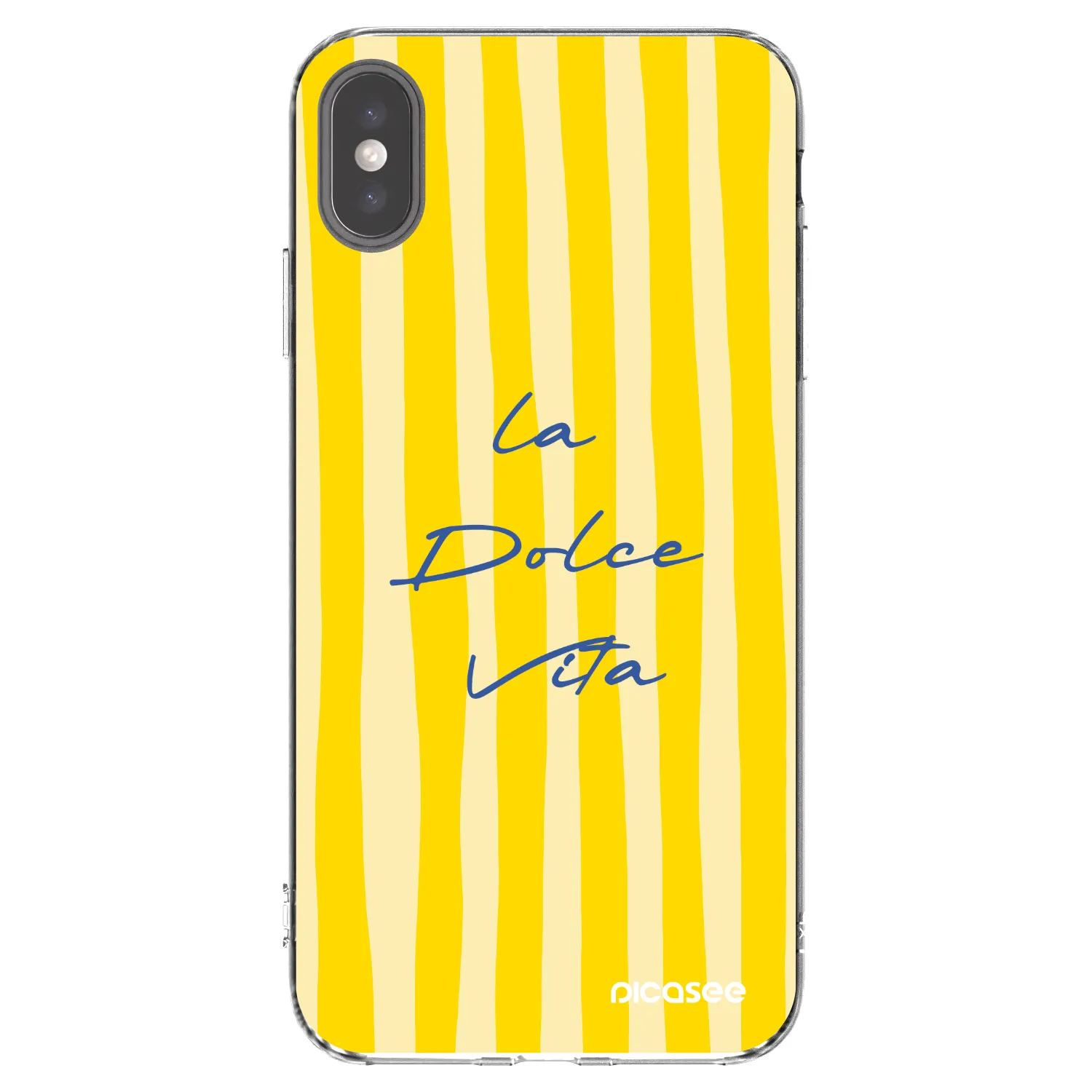 Picasee silikónový prehľadný obal pre Apple iPhone XS Max - Ladolcevita