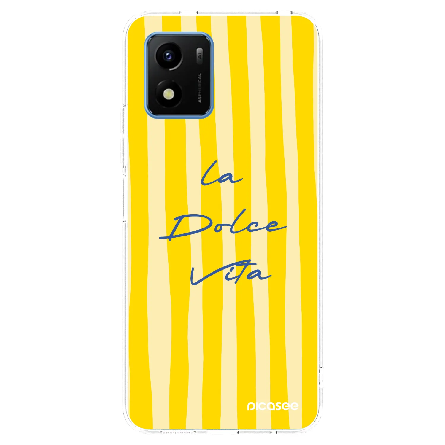 Picasee silikónový prehľadný obal pre Vivo Y01 - Ladolcevita