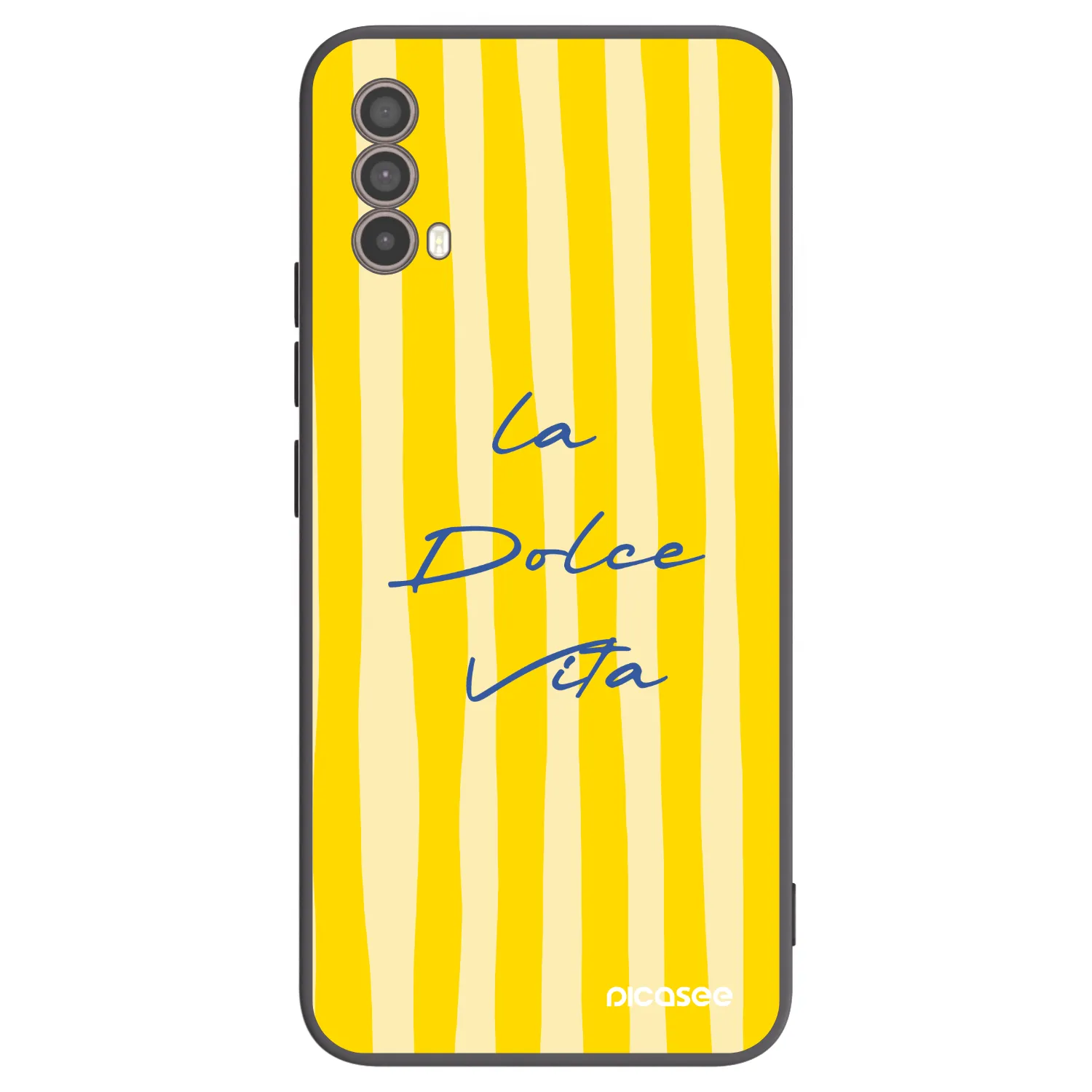 Picasee silikónový čierny obal pre Motorola Moto E40 - Ladolcevita