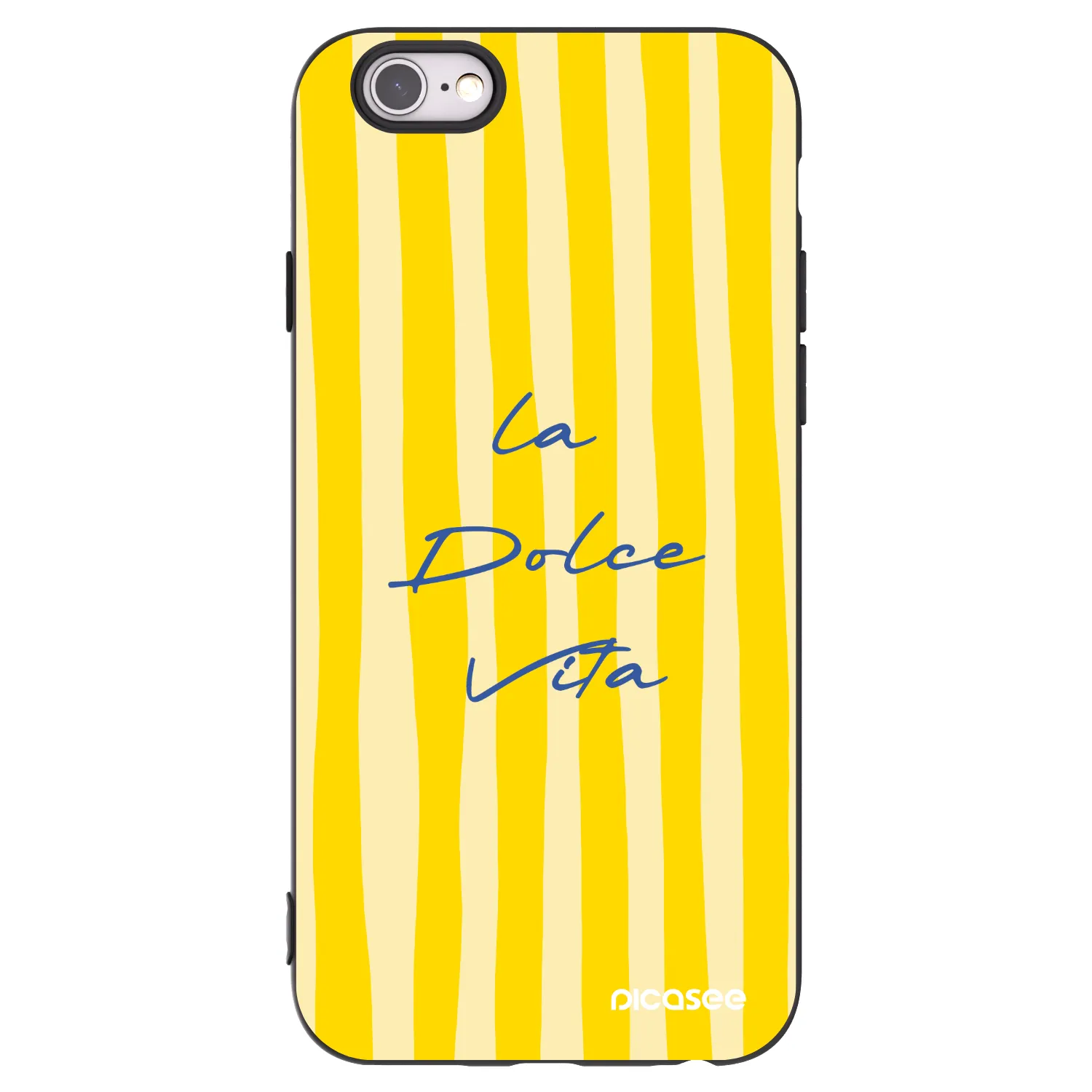 Picasee silikónový čierny obal pre Apple iPhone 6/6S - Ladolcevita