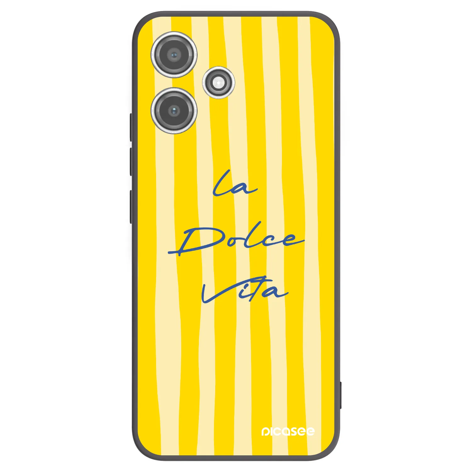 Picasee silikónový čierny obal pre Xiaomi Redmi 12 5G - Ladolcevita