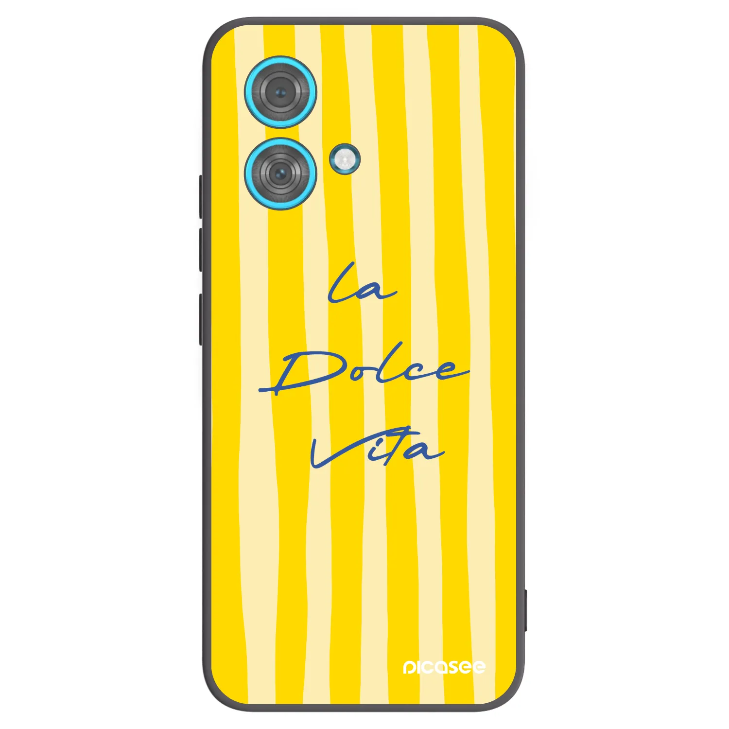 Picasee silikónový čierny obal pre Motorola Edge 40 Neo - Ladolcevita