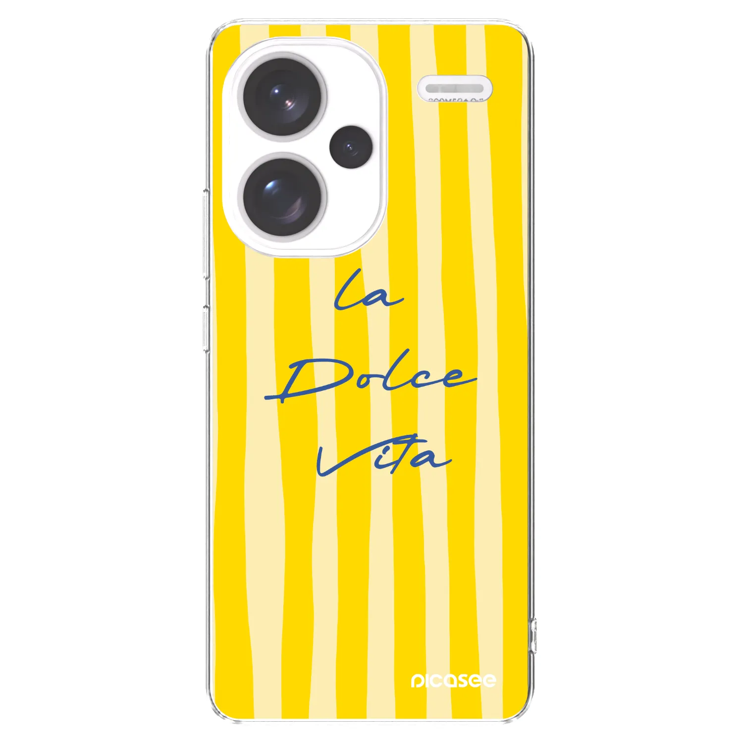 Picasee silikónový prehľadný obal pre Xiaomi Redmi Note 13 Pro+ 5G - Ladolcevita