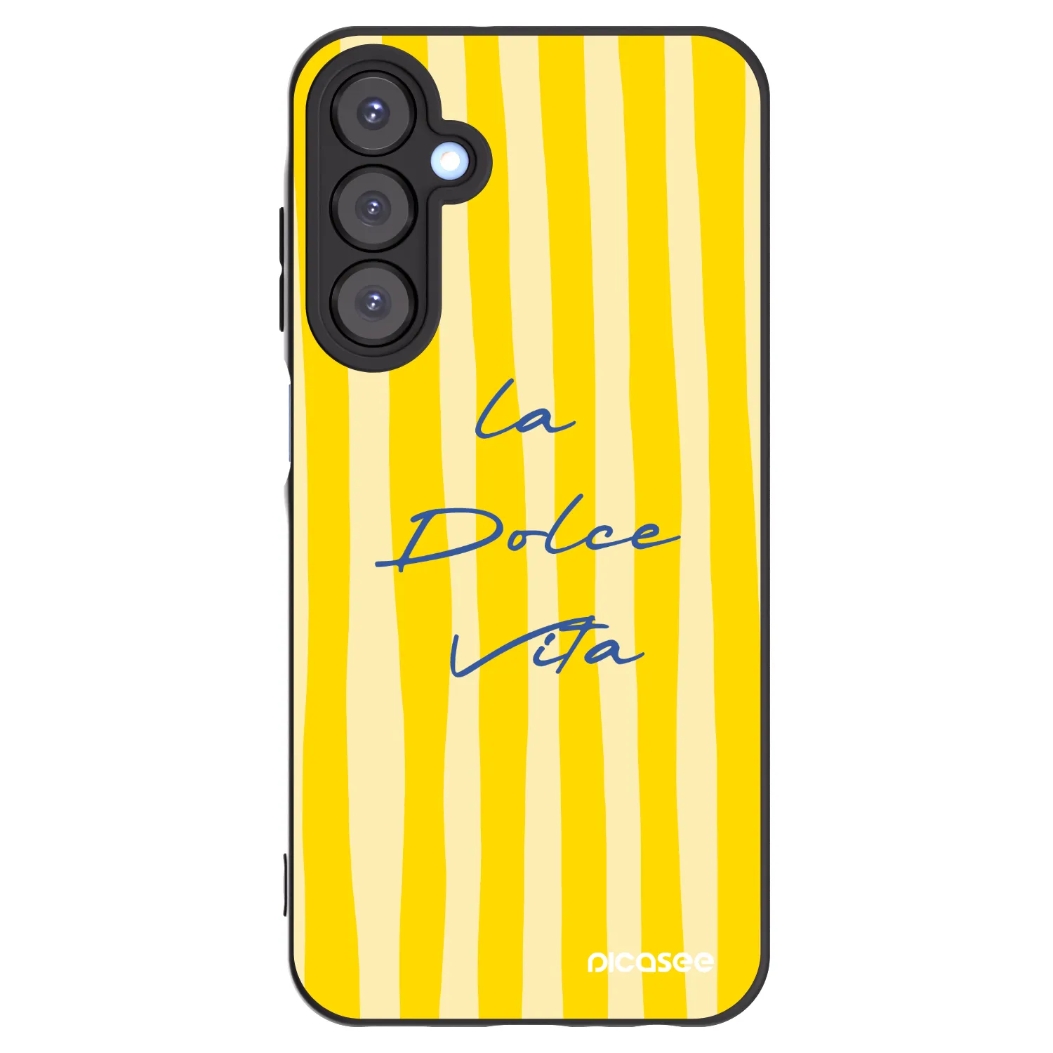Picasee silikónový čierny obal pre Samsung Galaxy A25 A256B 5G - Ladolcevita