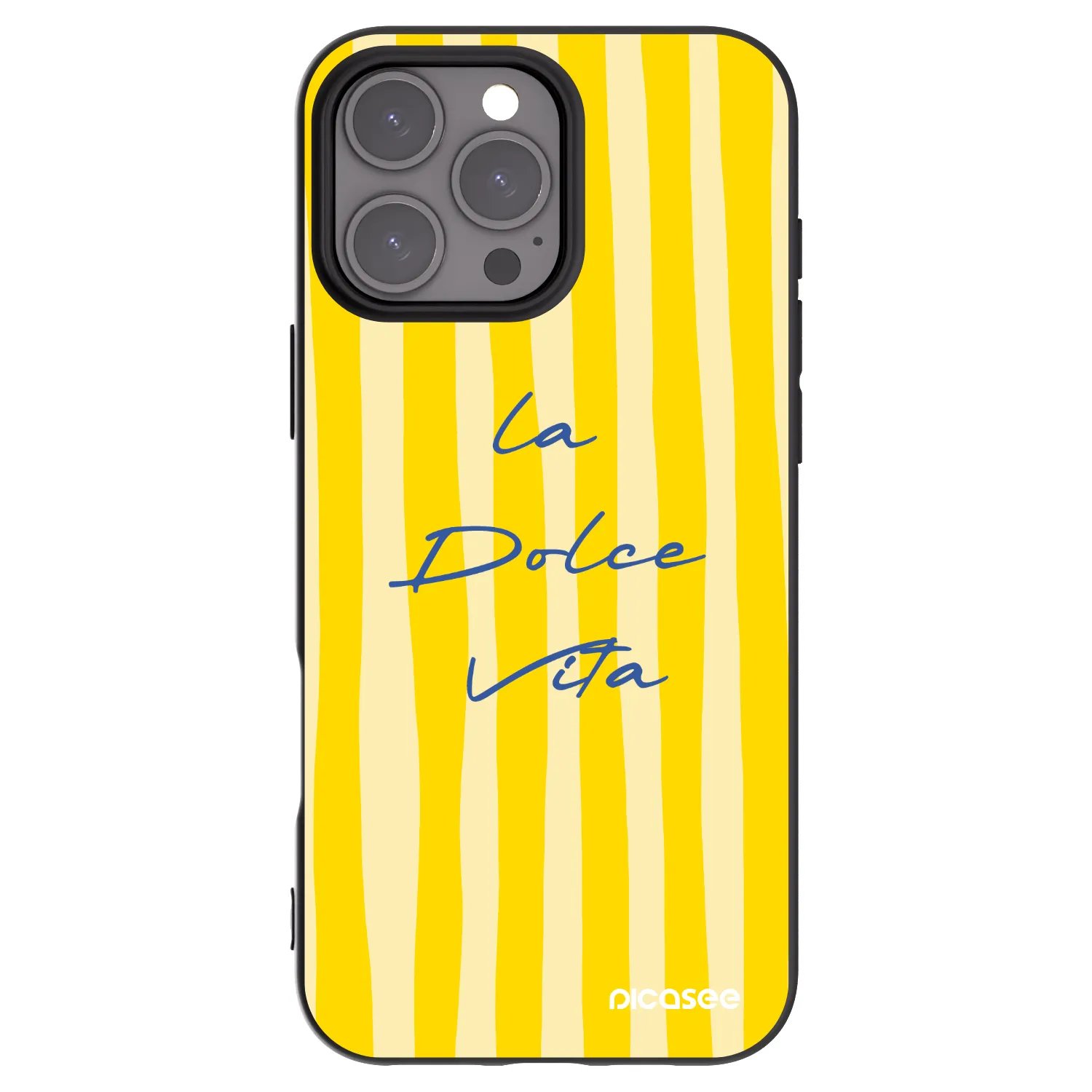 Picasee silikónový čierny obal pre Apple iPhone 16 Pro Max - Ladolcevita