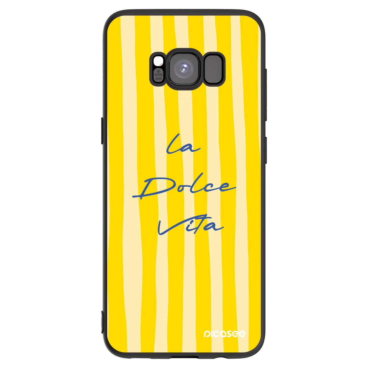 Picasee silikónový čierny obal pre Samsung Galaxy S8 G950F - Ladolcevita