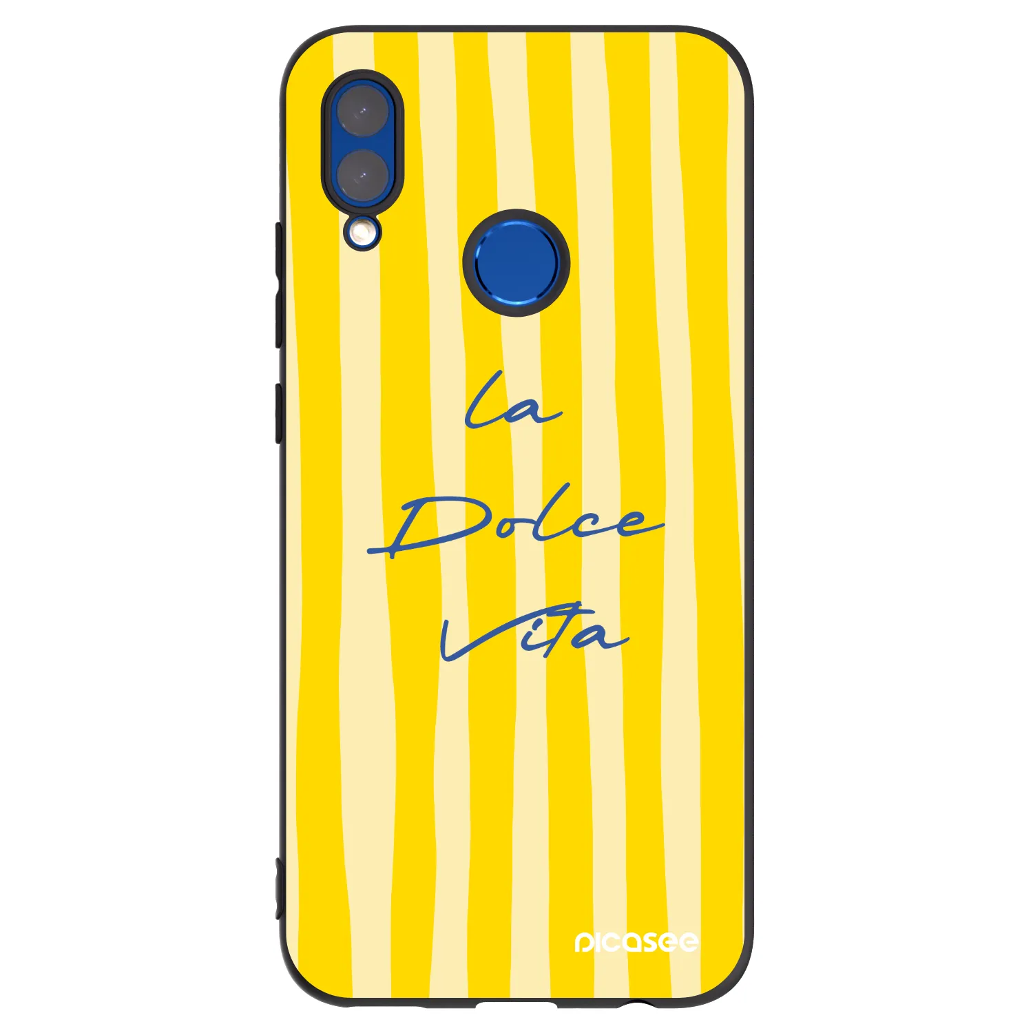Picasee silikónový čierny obal pre Honor 10 Lite - Ladolcevita