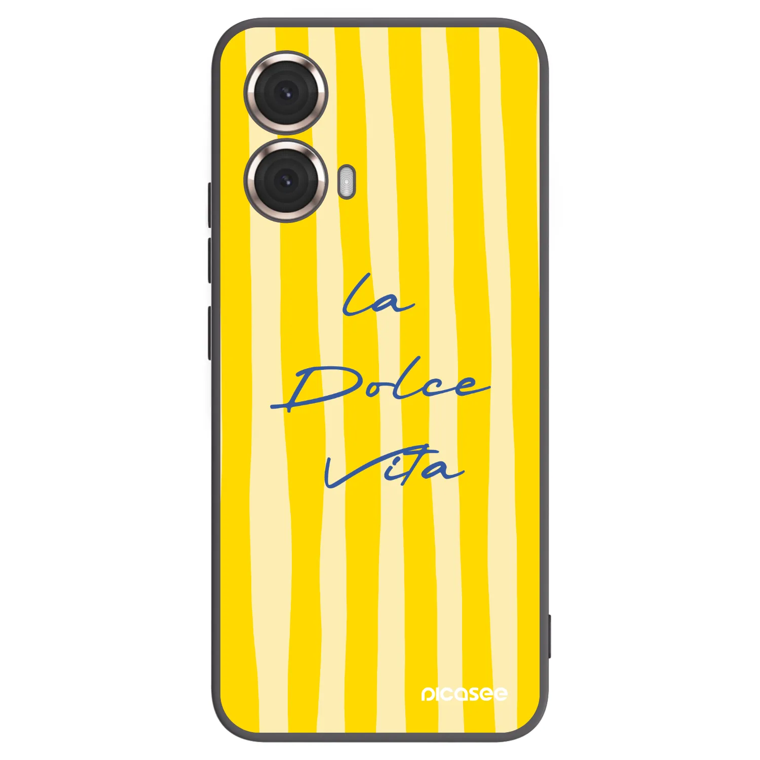 Picasee silikónový čierny obal pre Motorola Moto G85 - Ladolcevita
