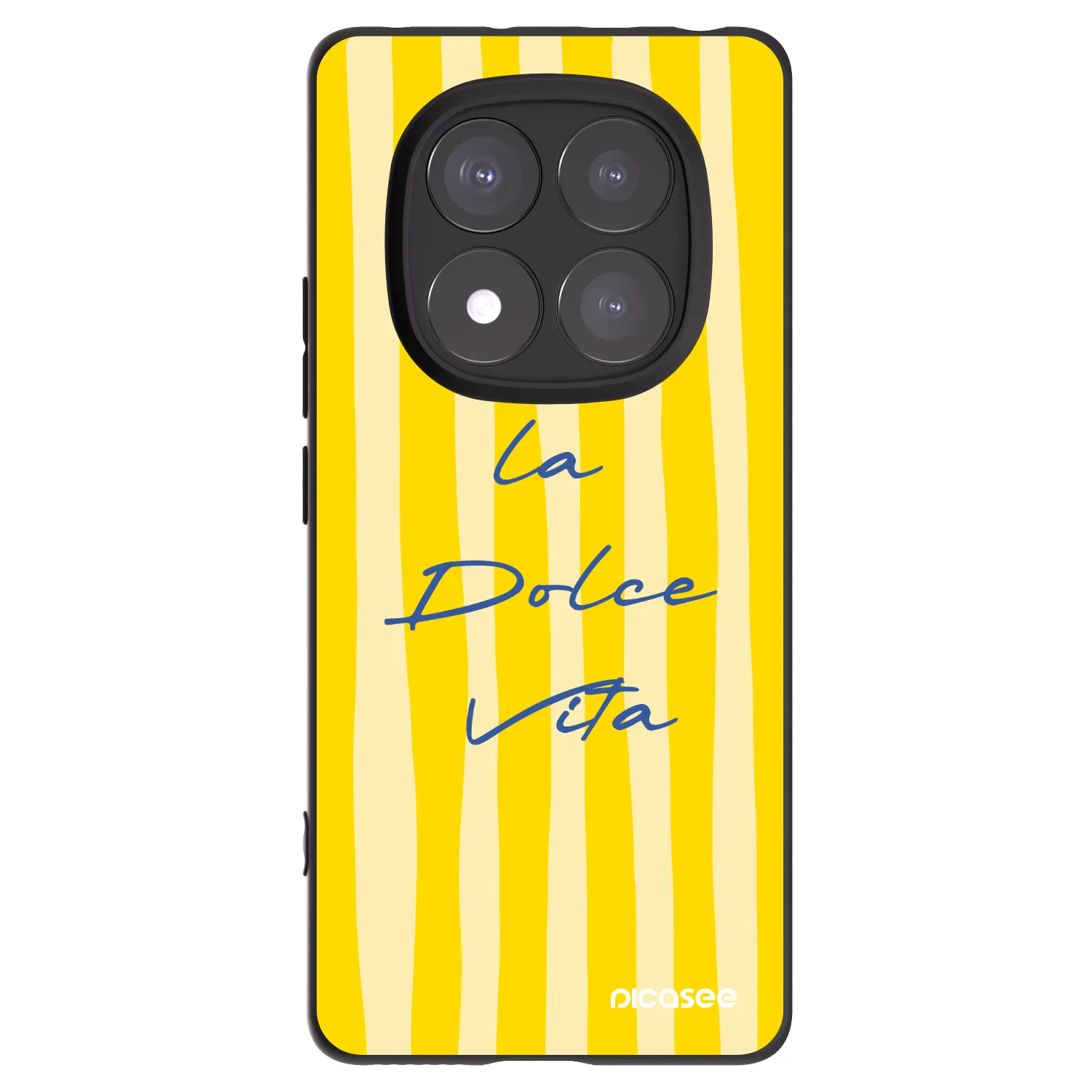 Picasee silikónový čierny obal pre Xiaomi Redmi Note 14 Pro 5G - Ladolcevita
