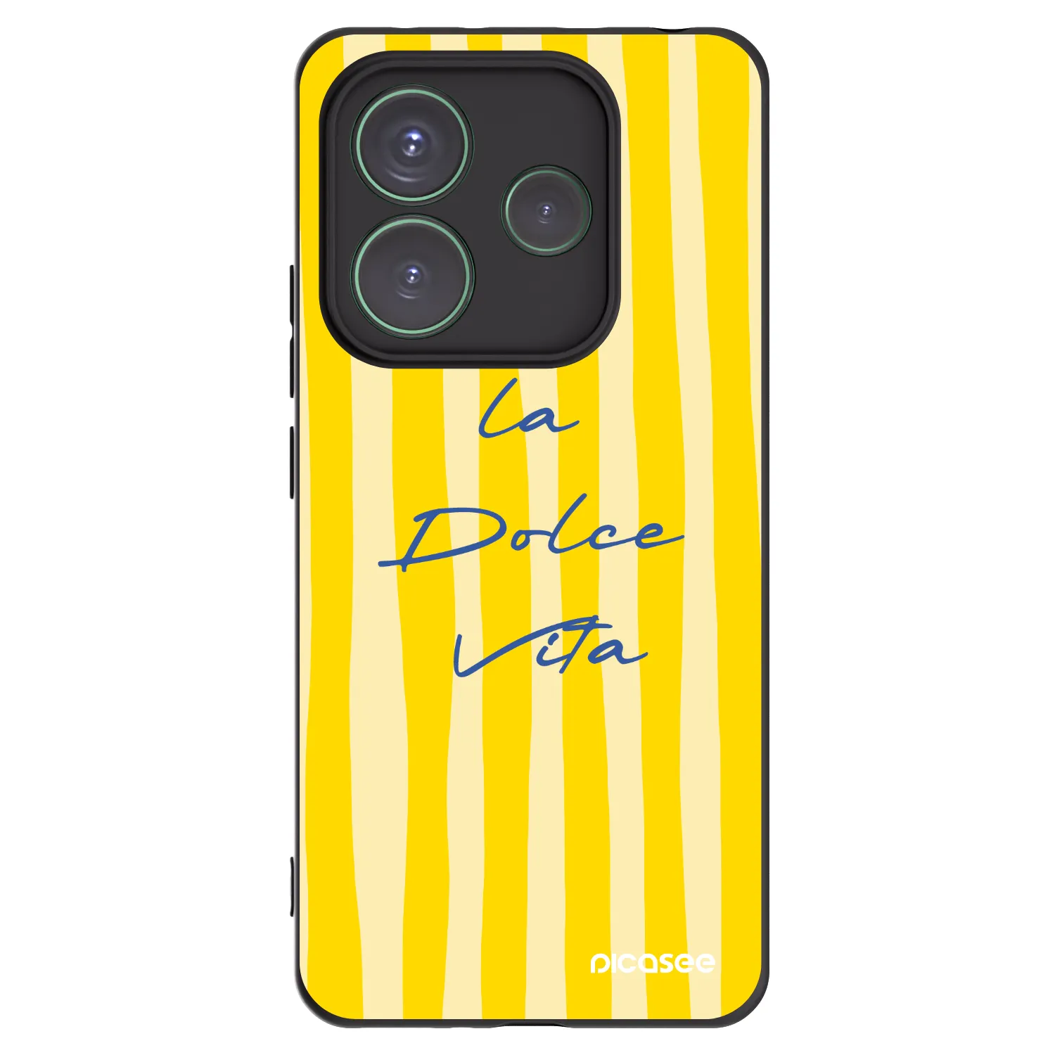 Picasee silikónový čierny obal pre Xiaomi Redmi Note 14 5G - Ladolcevita