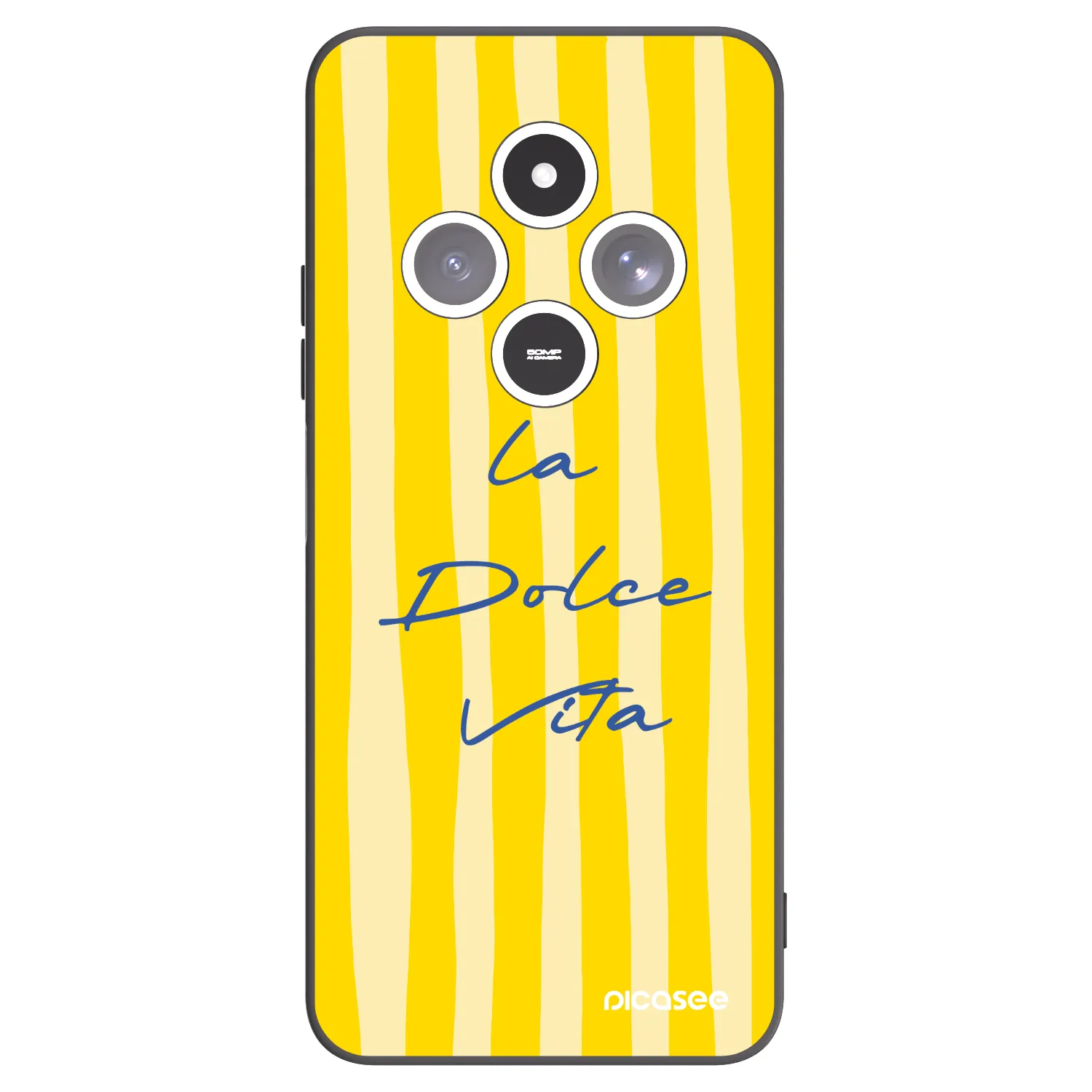 Picasee silikónový čierny obal pre Xiaomi Redmi 14C - Ladolcevita
