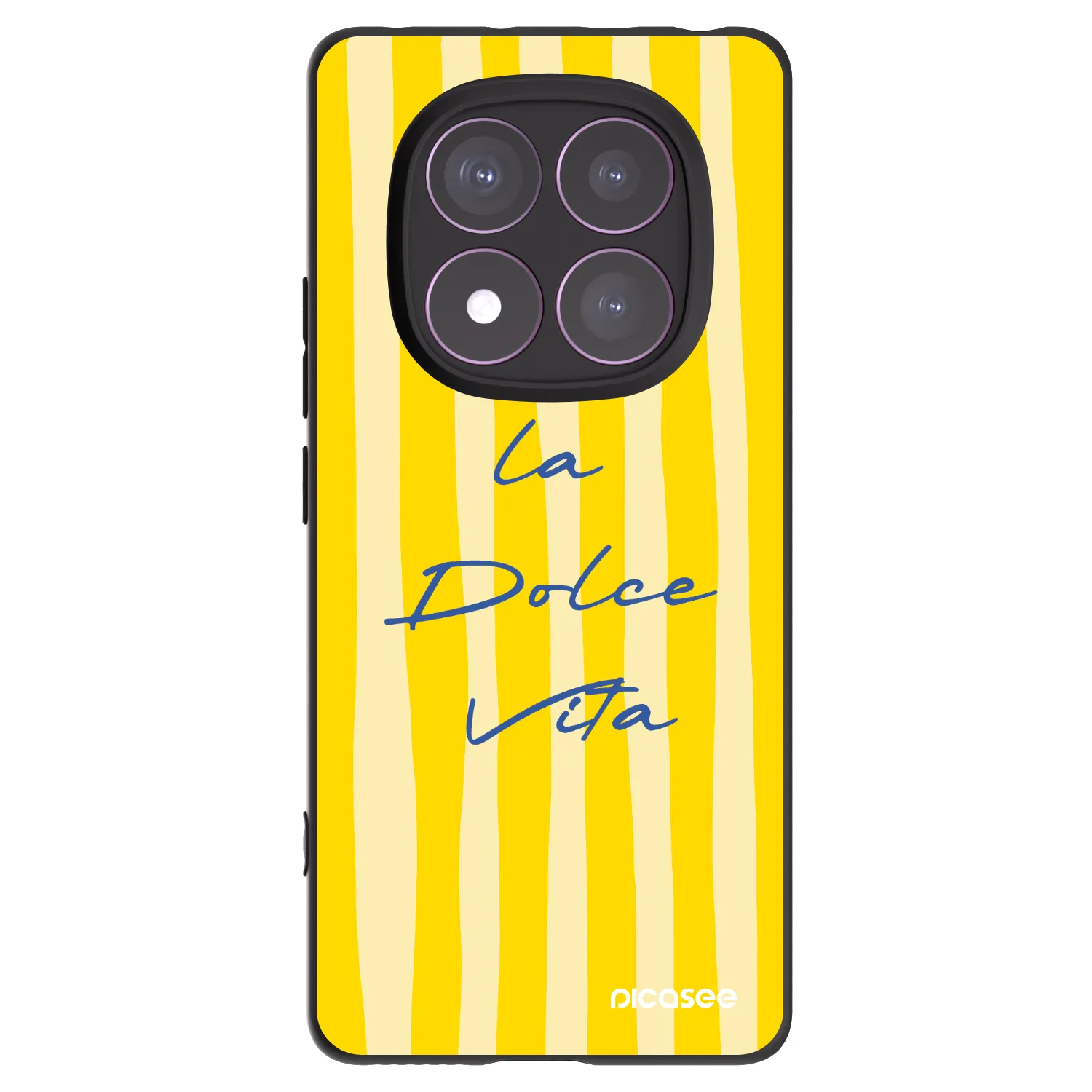 Picasee silikónový čierny obal pre Xiaomi Redmi Note 14 Pro 4G - Ladolcevita