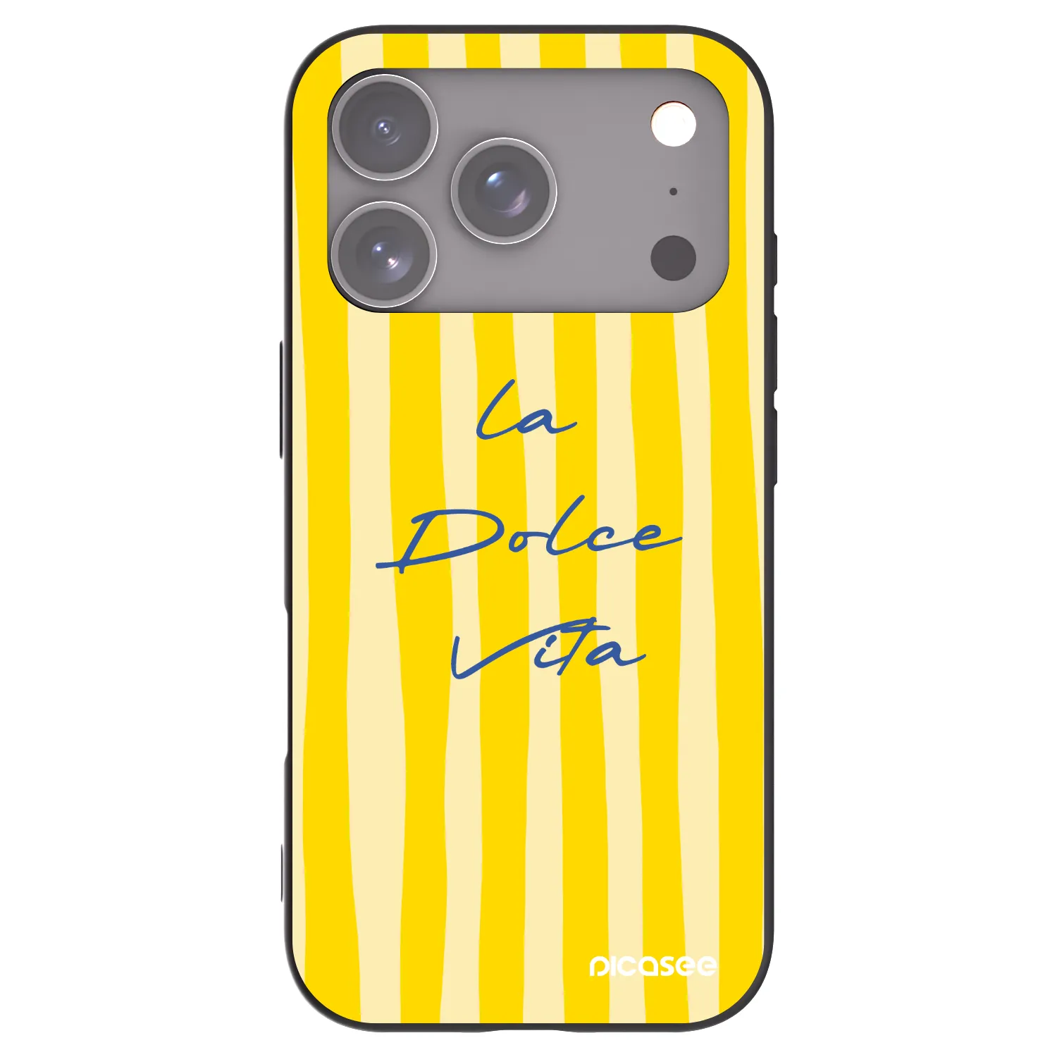 Picasee silikónový čierny obal pre Apple iPhone 17 Pro - Ladolcevita