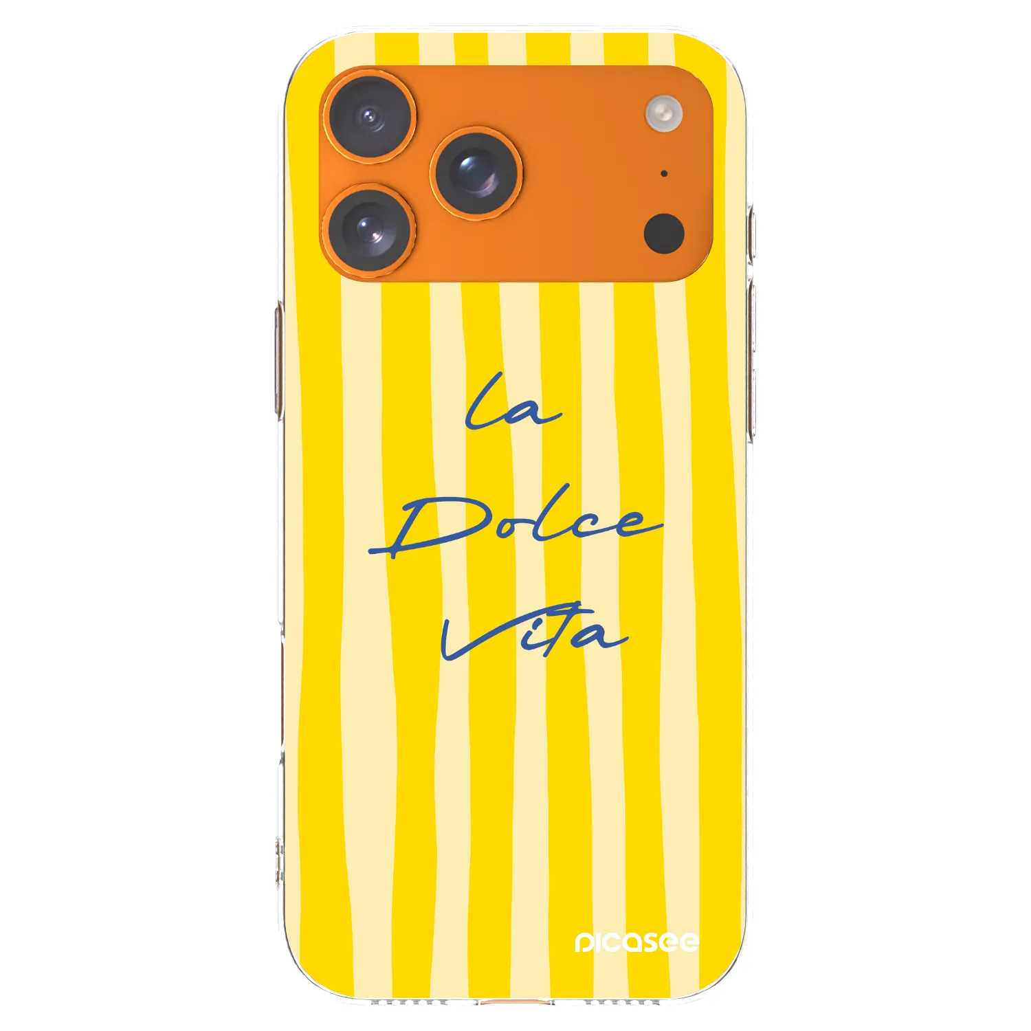 Picasee silikónový prehľadný obal pre Apple iPhone 17 Pro Max - Ladolcevita