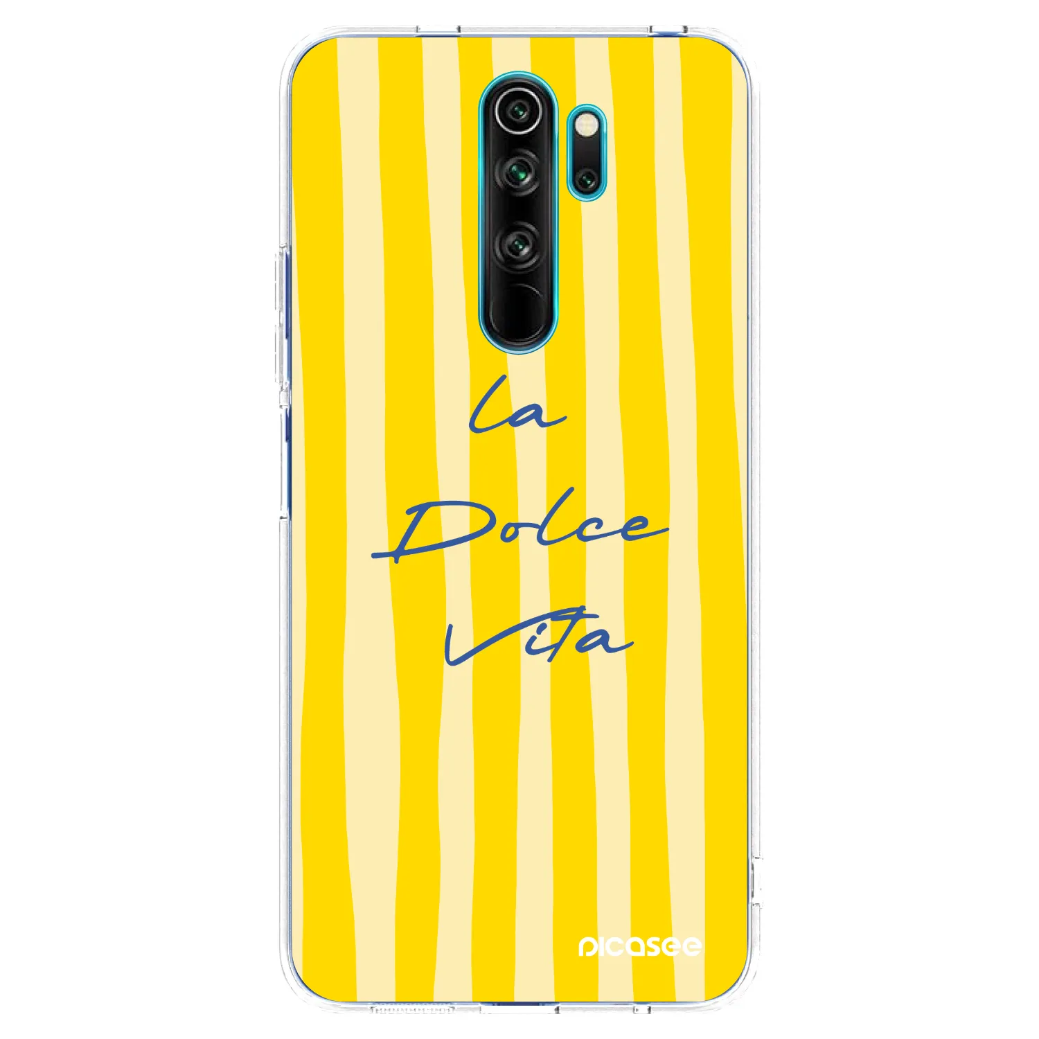 Picasee silikónový prehľadný obal pre Xiaomi Redmi Note 8 Pro - Ladolcevita