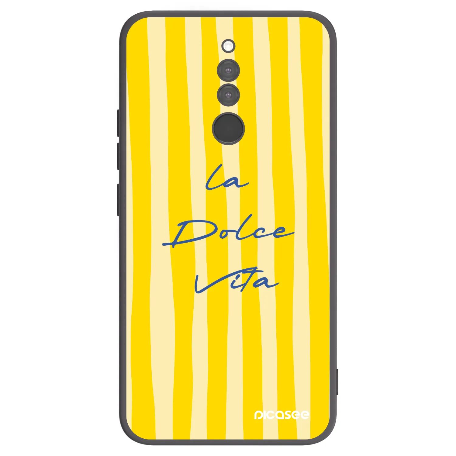 Picasee silikónový čierny obal pre Xiaomi Redmi 8 - Ladolcevita