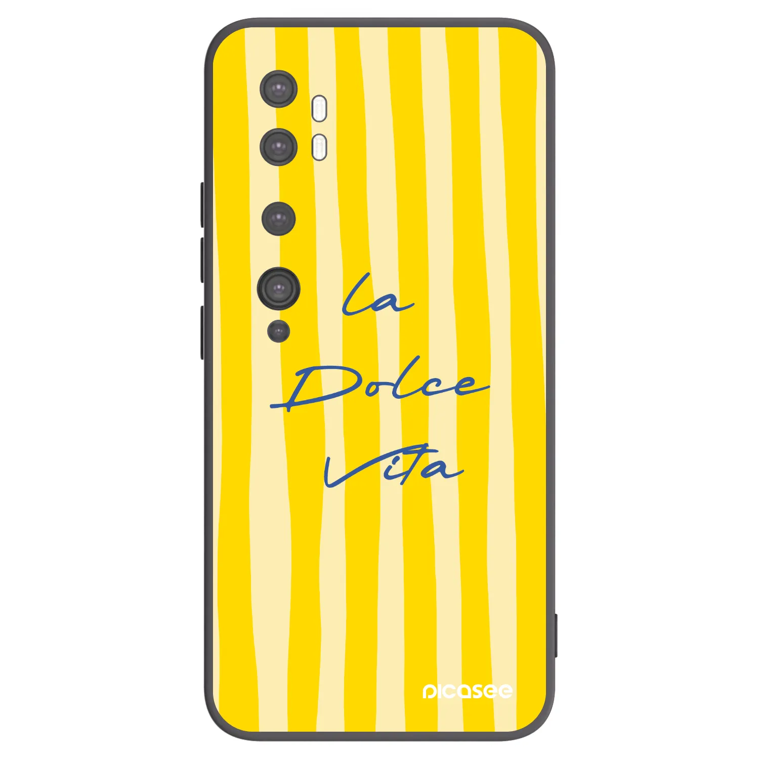 Picasee silikónový čierny obal pre Xiaomi Mi Note 10 (Pro) - Ladolcevita