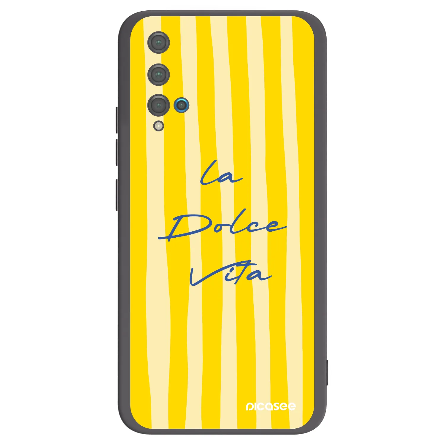 Picasee silikónový čierny obal pre Huawei Nova 5T - Ladolcevita