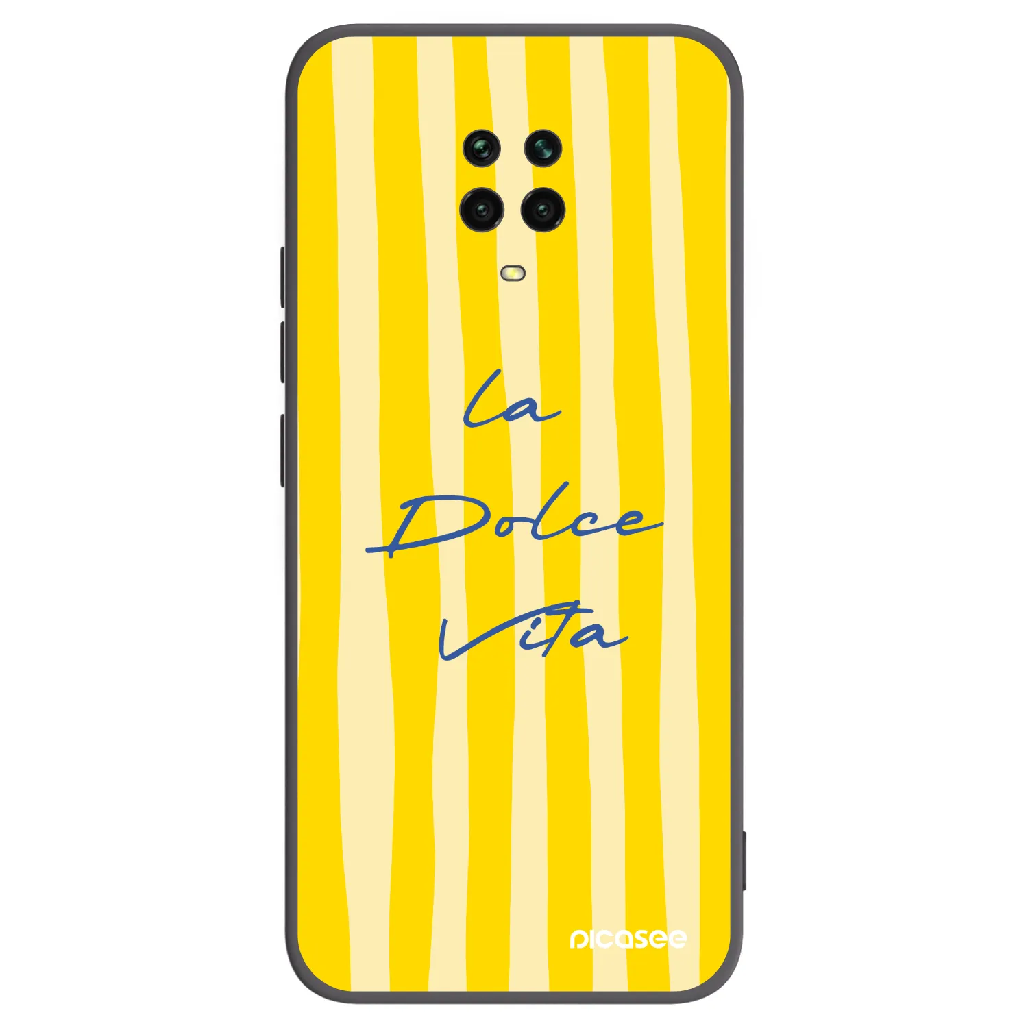 Picasee silikónový čierny obal pre Xiaomi Redmi Note 9S - Ladolcevita