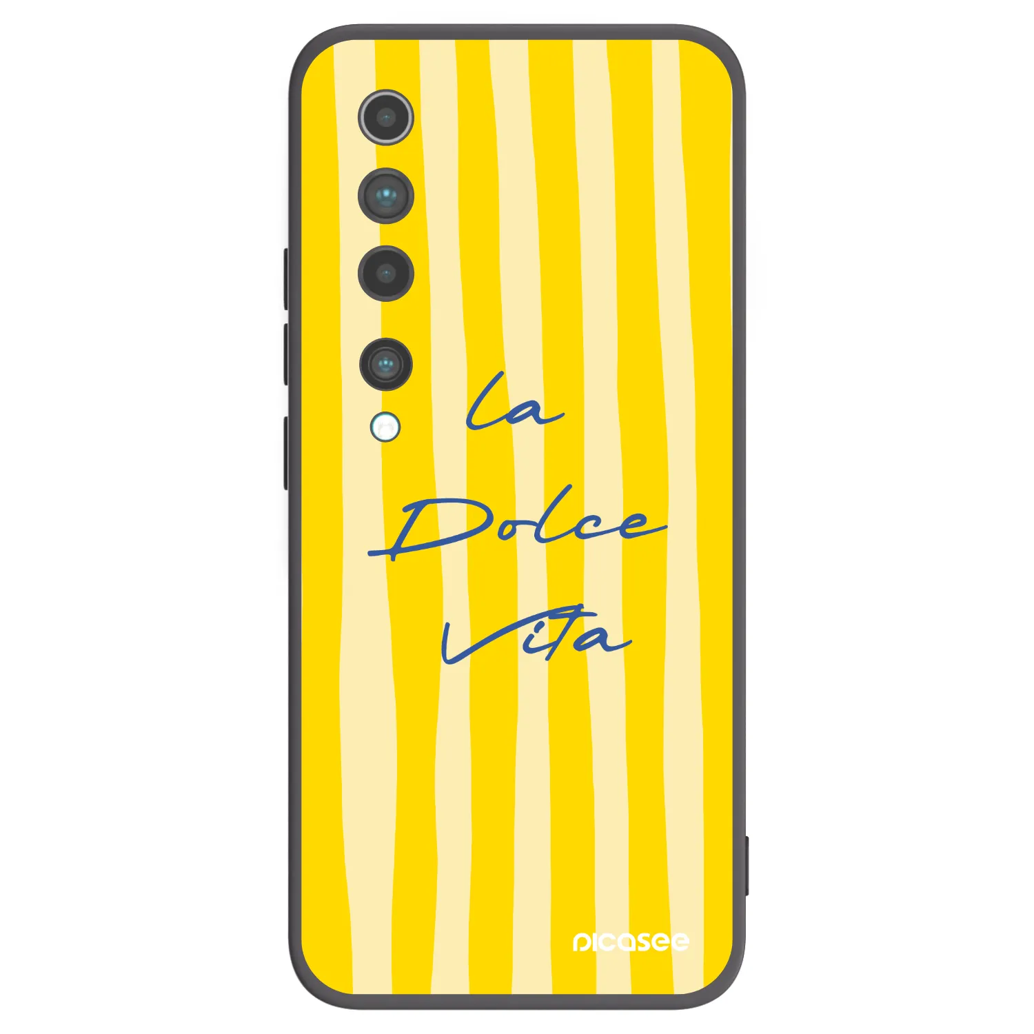 Picasee silikónový čierny obal pre Xiaomi Mi 10 - Ladolcevita