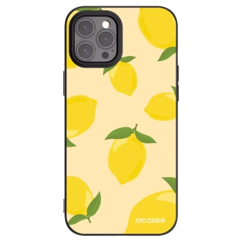 Picasee silikónový čierny obal pre Apple iPhone 12 Pro Max - Limoncella