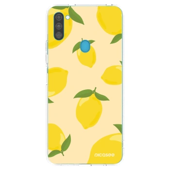 Picasee silikónový prehľadný obal pre Samsung Galaxy M11 - Limoncella