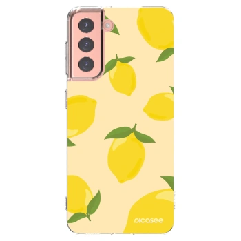 Picasee silikónový prehľadný obal pre Samsung Galaxy S21 5G G991B - Limoncella