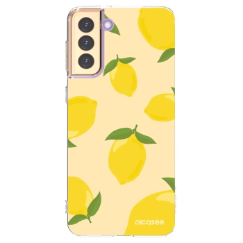 Picasee silikónový prehľadný obal pre Samsung Galaxy S21+ 5G G996F - Limoncella