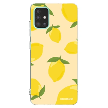 Picasee silikónový prehľadný obal pre Samsung Galaxy M31s - Limoncella