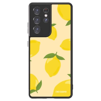 Picasee ULTIMATE CASE pro Samsung Galaxy S21 Ultra 5G G998B - Limoncella