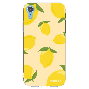 Picasee silikónový prehľadný obal pre Apple iPhone XR - Limoncella