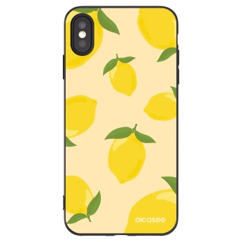 Picasee silikónový čierny obal pre Apple iPhone XS Max - Limoncella