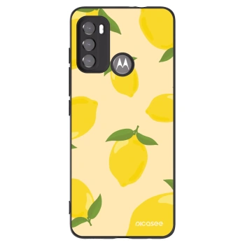 Picasee silikónový čierny obal pre Motorola Moto G60 - Limoncella