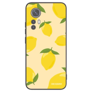Picasee silikónový čierny obal pre Xiaomi 12 - Limoncella