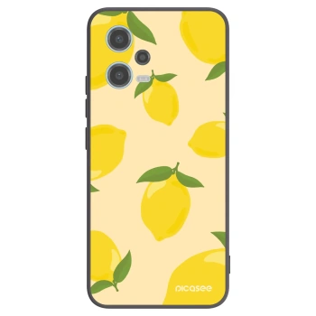 Picasee silikónový čierny obal pre Xiaomi Redmi Note 12 5G - Limoncella