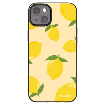Picasee silikónový čierny obal pre Apple iPhone 15 Plus - Limoncella
