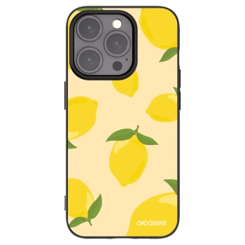 Picasee silikónový čierny obal pre Apple iPhone 15 Pro - Limoncella