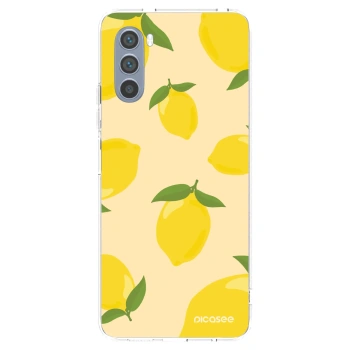 Picasee silikónový prehľadný obal pre Motorola Moto G62 - Limoncella